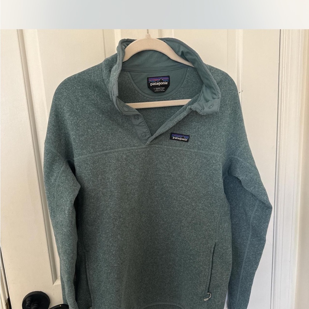 Patagonia Women's Teal Crewneck Sweater